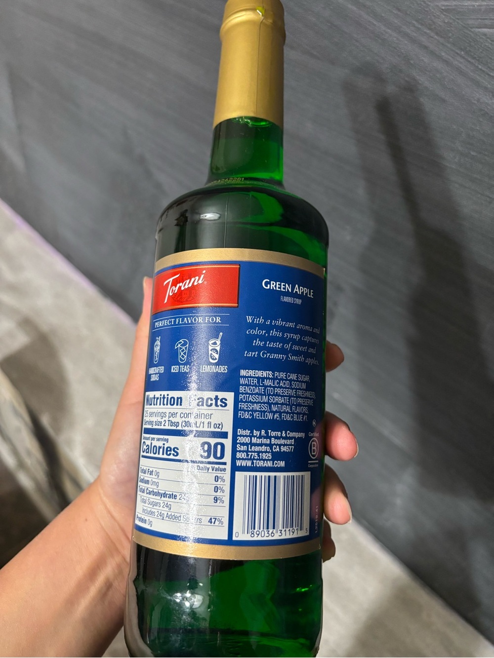 Green Apple Syrup - Green